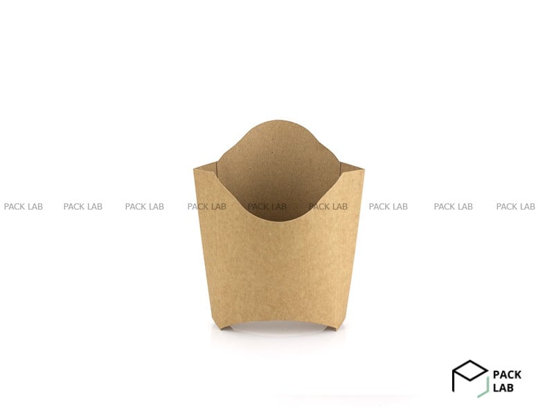 Packaging for French fries "Mini" kraft 125*120 mm